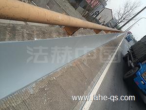 上海奉浦大桥防撞墙施工前后对比-法赫中国