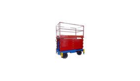 剪叉式高空作业车-作业