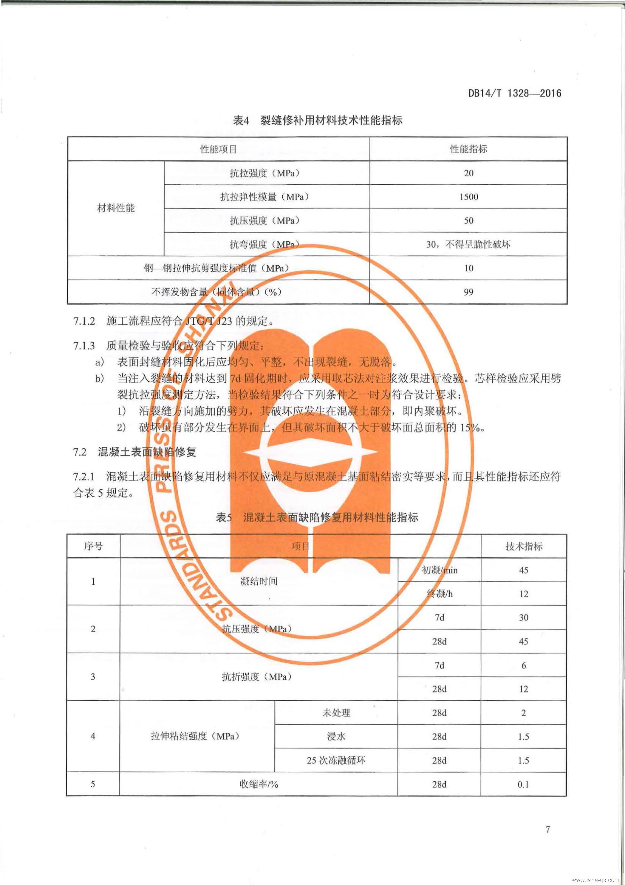 山西地标公路桥梁预防性养护技术规程-法赫中国